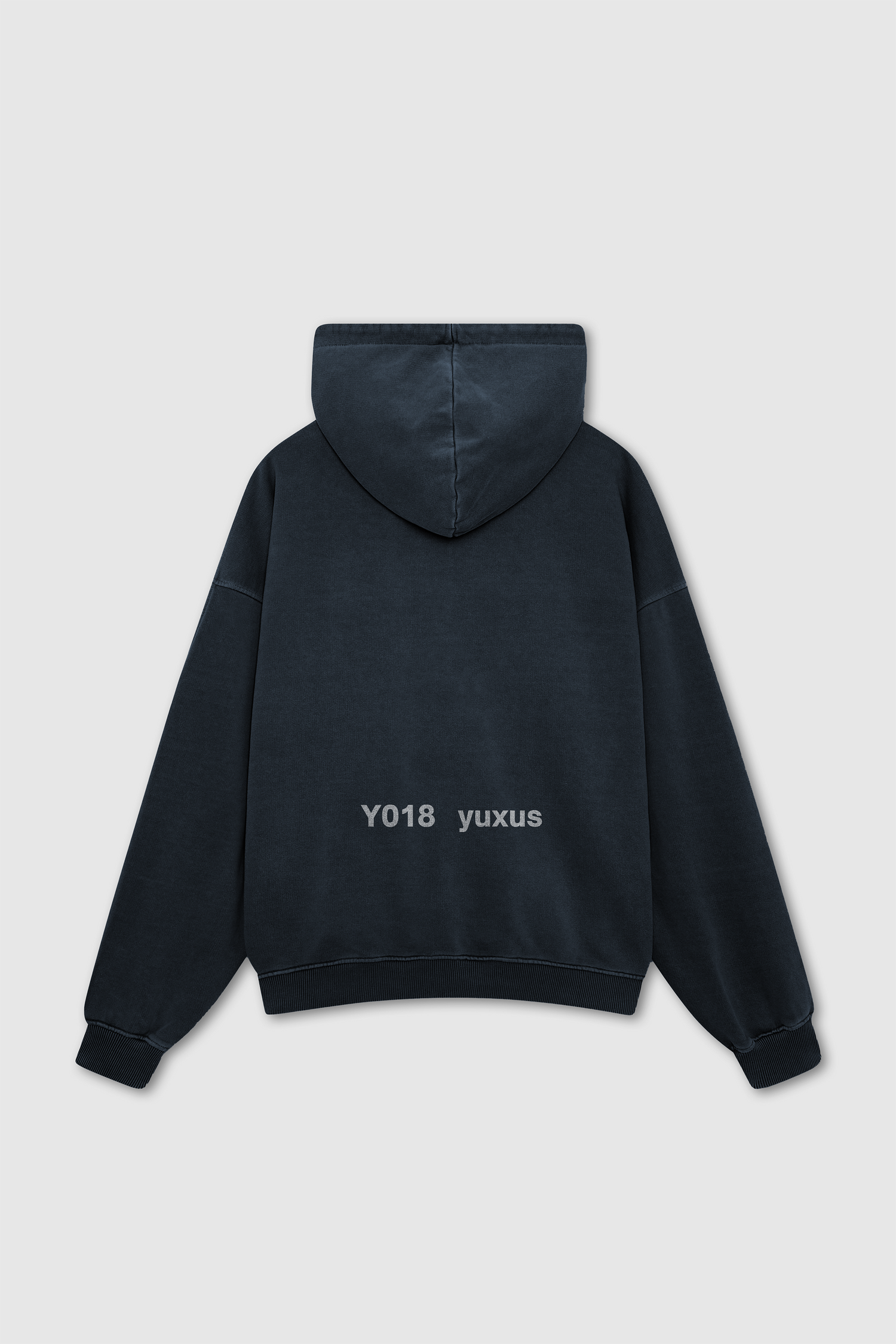 GARN "LOWERCASE" ZIP BLACK