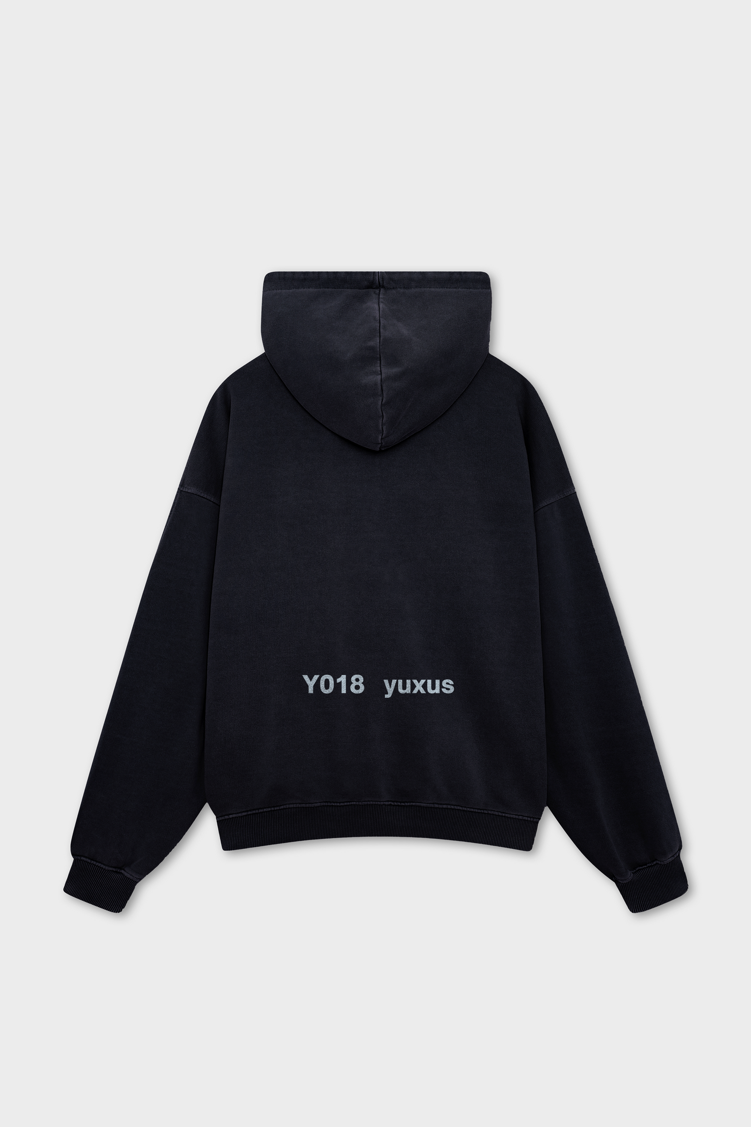 GARN "LOWERCASE" ZIP BLACK