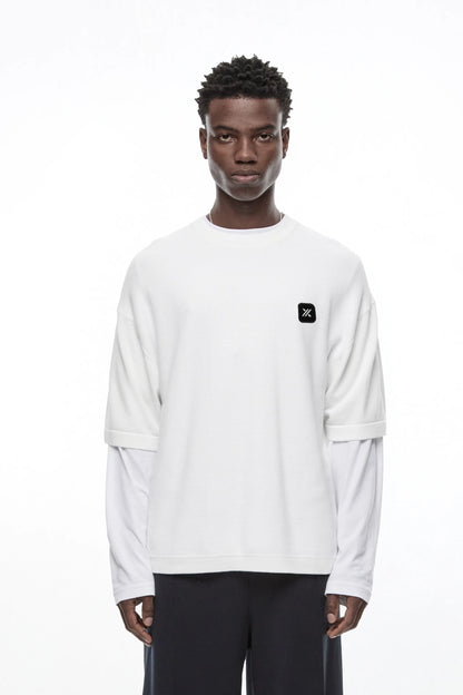 CRYSTAL "GENESIS" KNITTED T-SHIRT