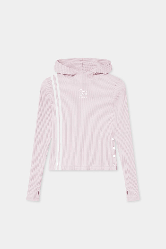 GREIGE HOODIE PINK
