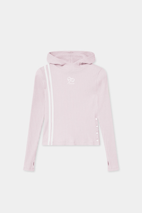 GREIGE HOODIE PINK