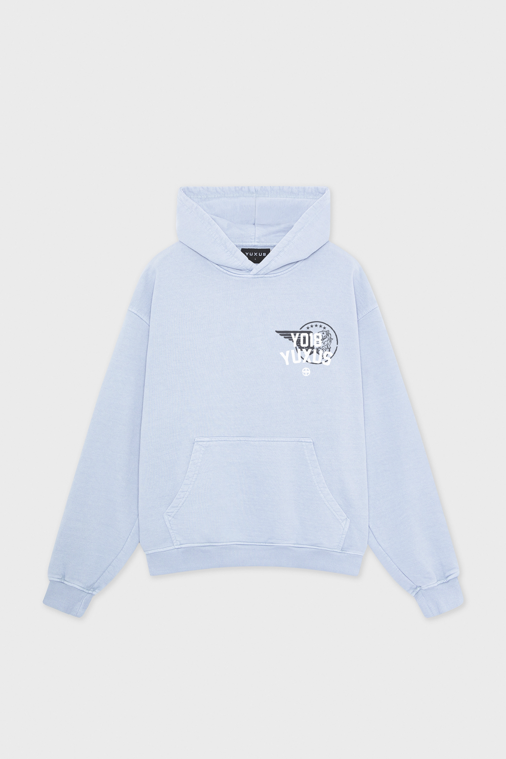 GRIME HOODIE LIGHT BLUE