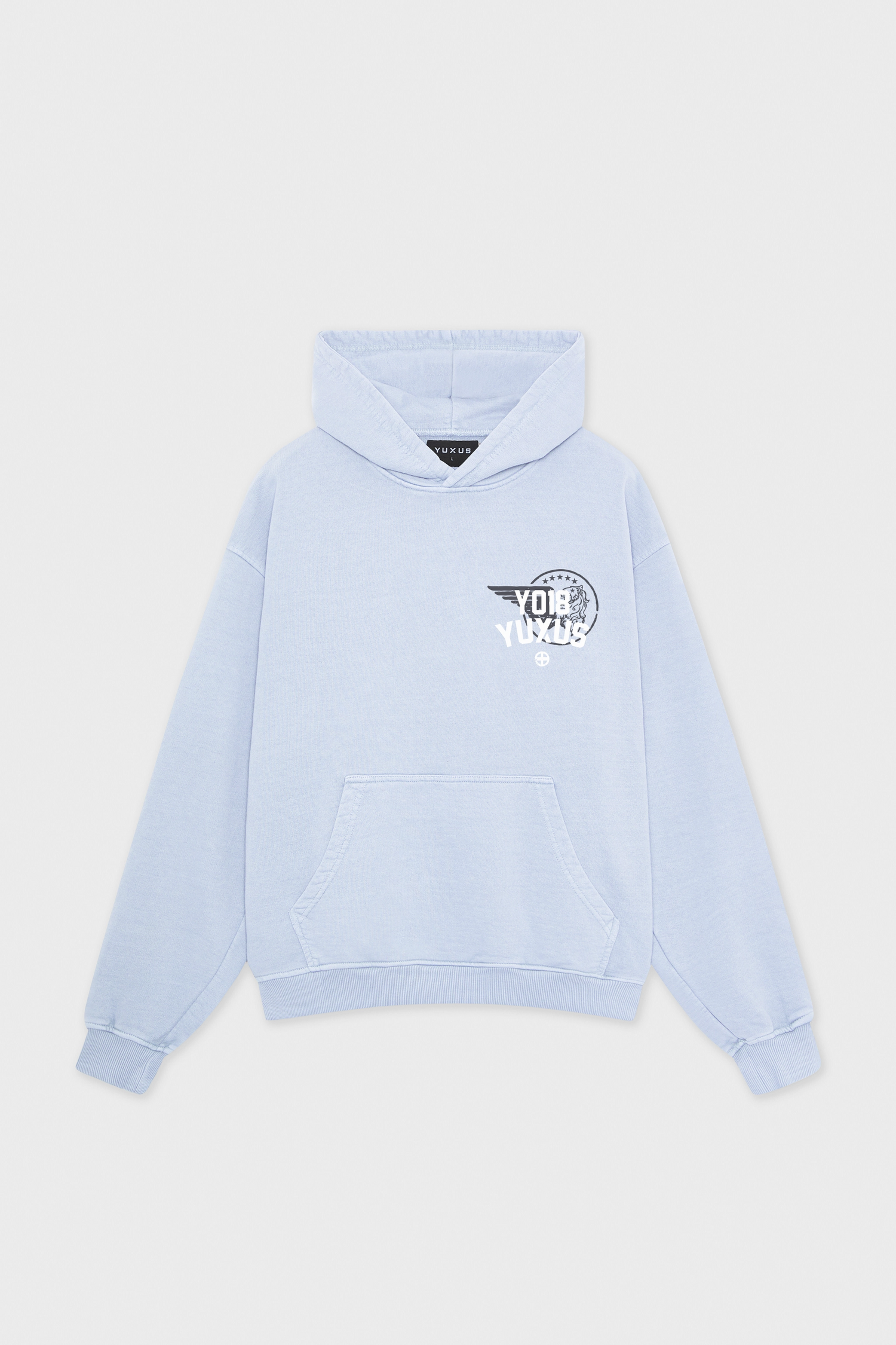 GRIME HOODIE LIGHT BLUE
