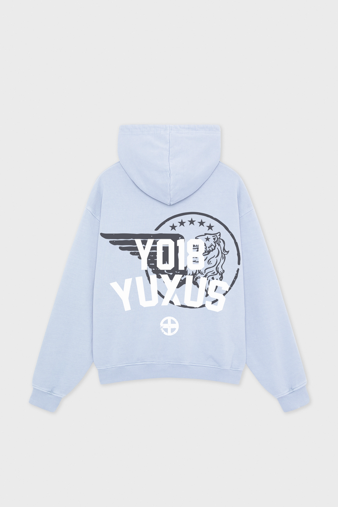 GRIME HOODIE LIGHT BLUE