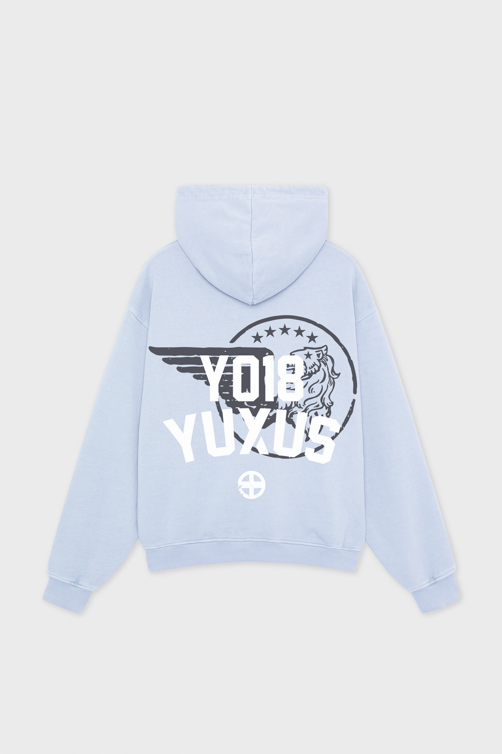 GRIME HOODIE LIGHT BLUE