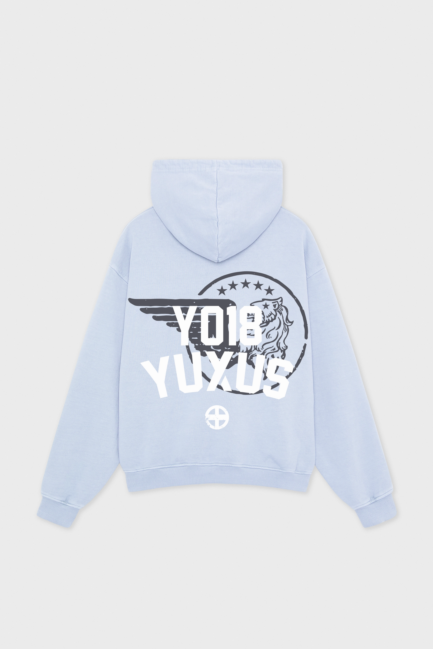 GRIME HOODIE LIGHT BLUE