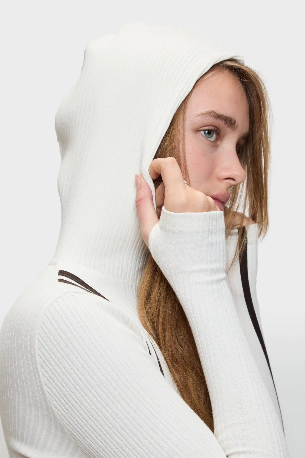 GREIGE "FORHER" HOODIE