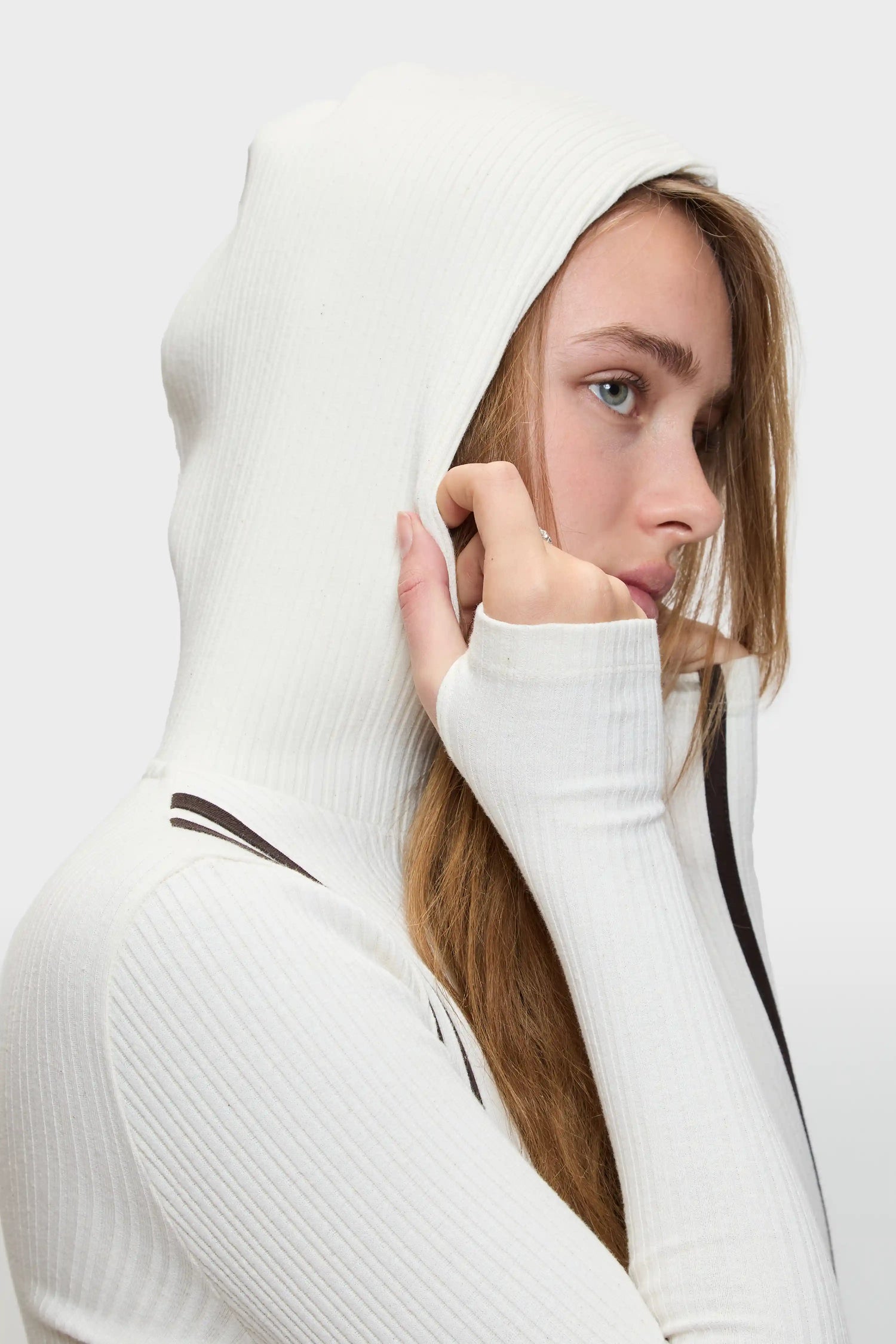 GREIGE "FORHER" HOODIE