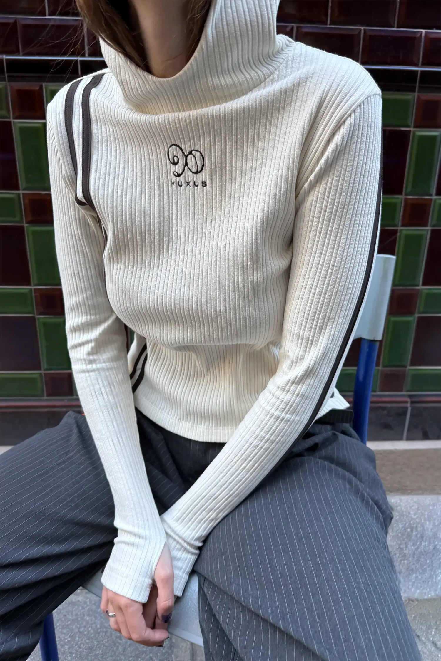 GREIGE "FORHER" HOODIE