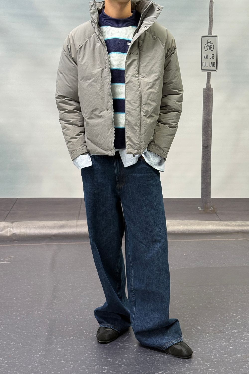 CHROME "WINDY" PUFFER