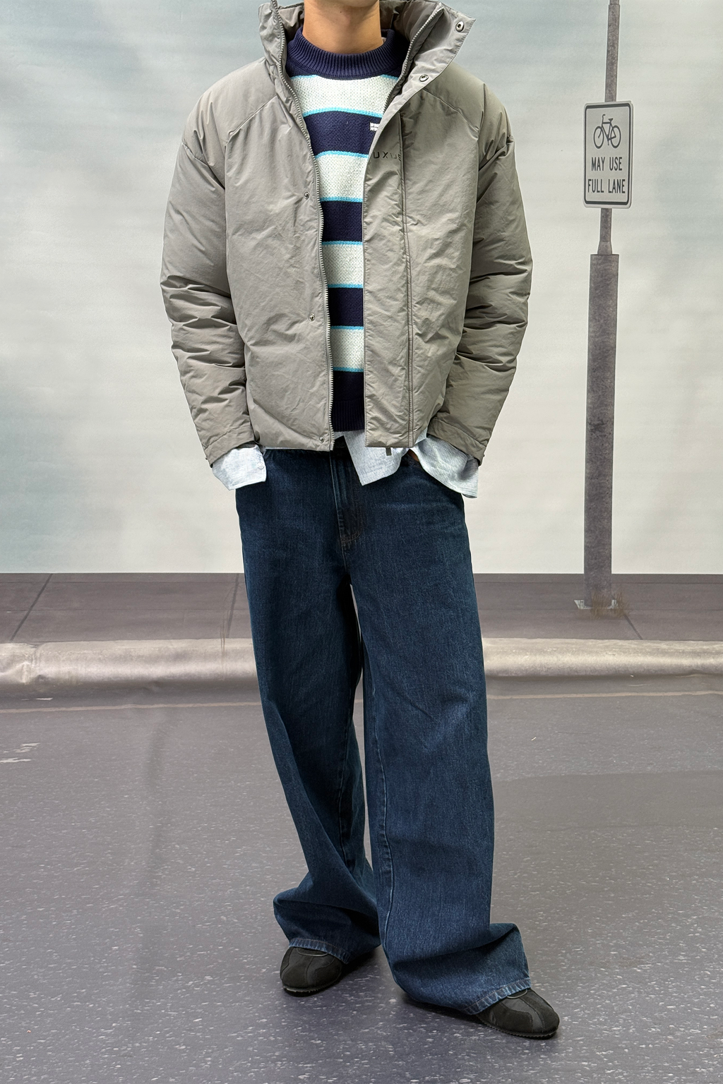 CHROME "WINDY" PUFFER