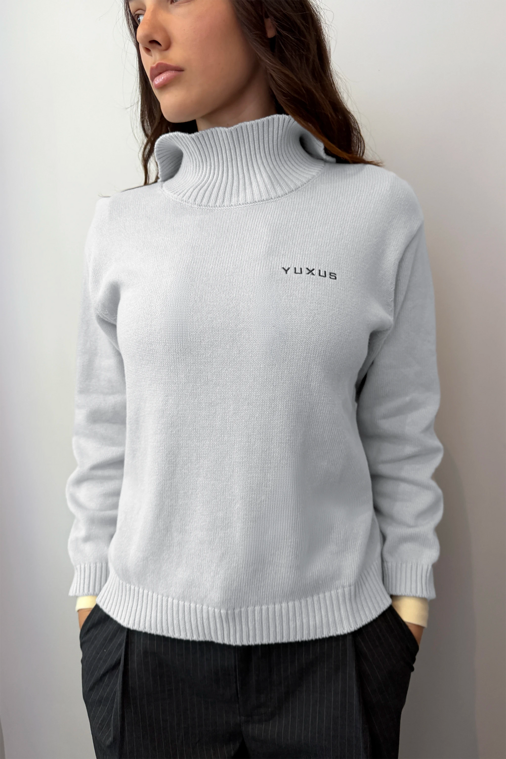 CAST KNIT LIGHT GREY