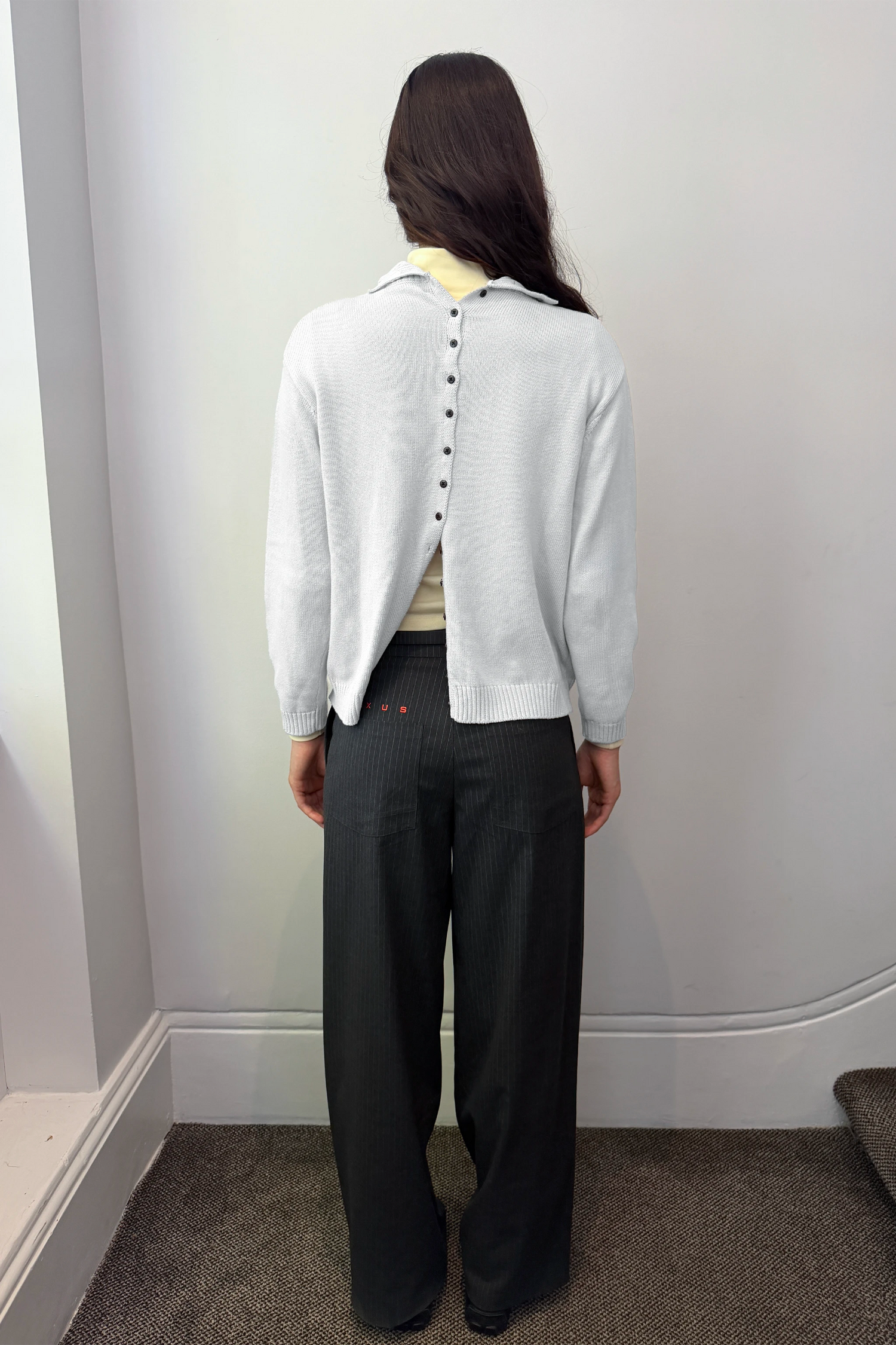 CAST KNIT LIGHT GREY