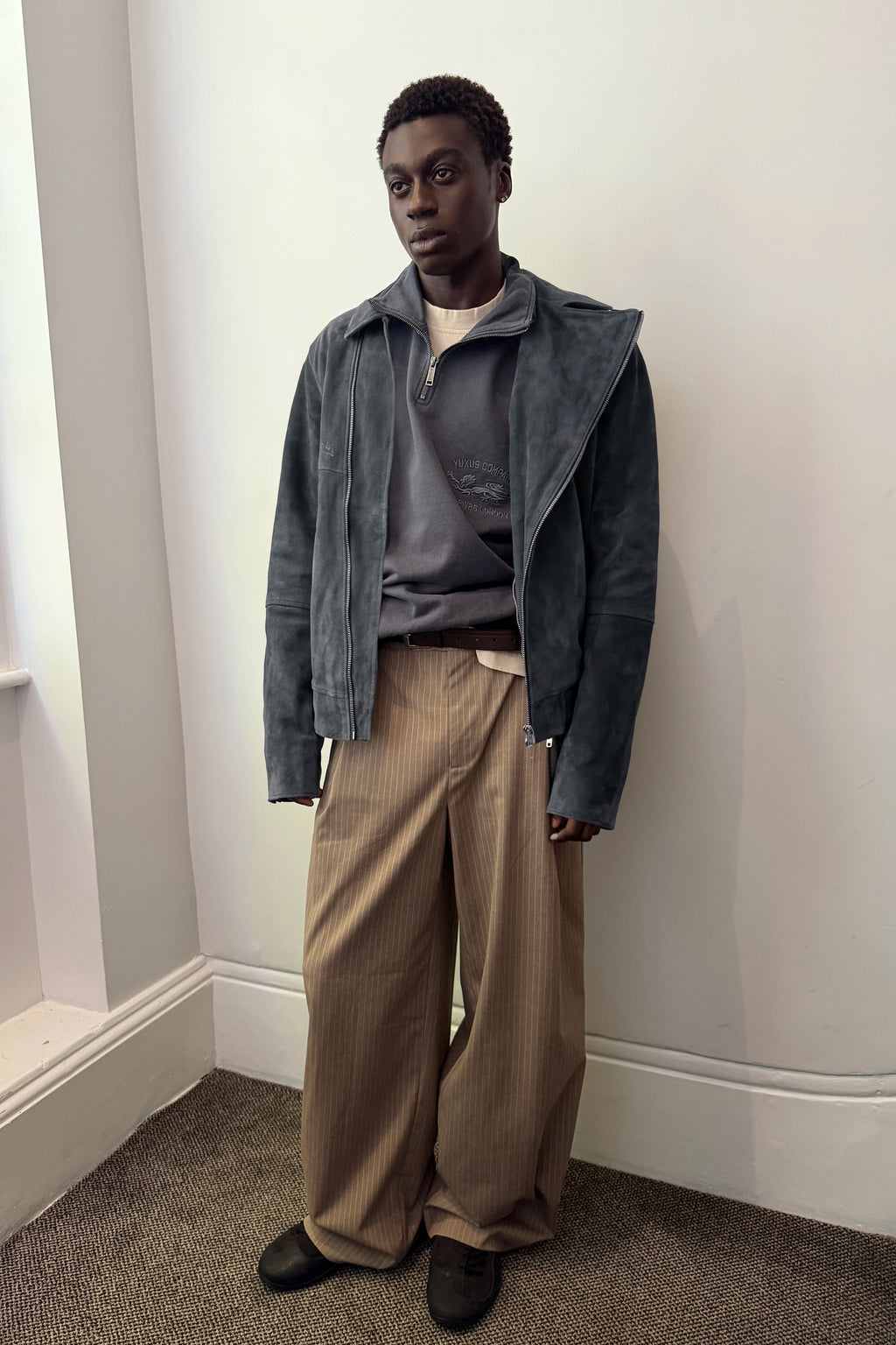 SOHO SUEDE JACKET GREY