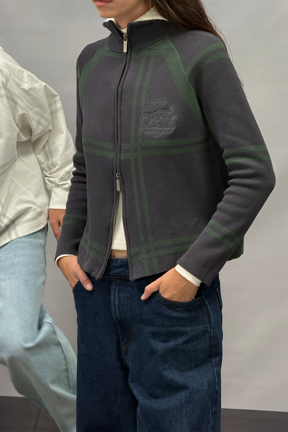 COBBLE "WINDY" KNITTED ZIP