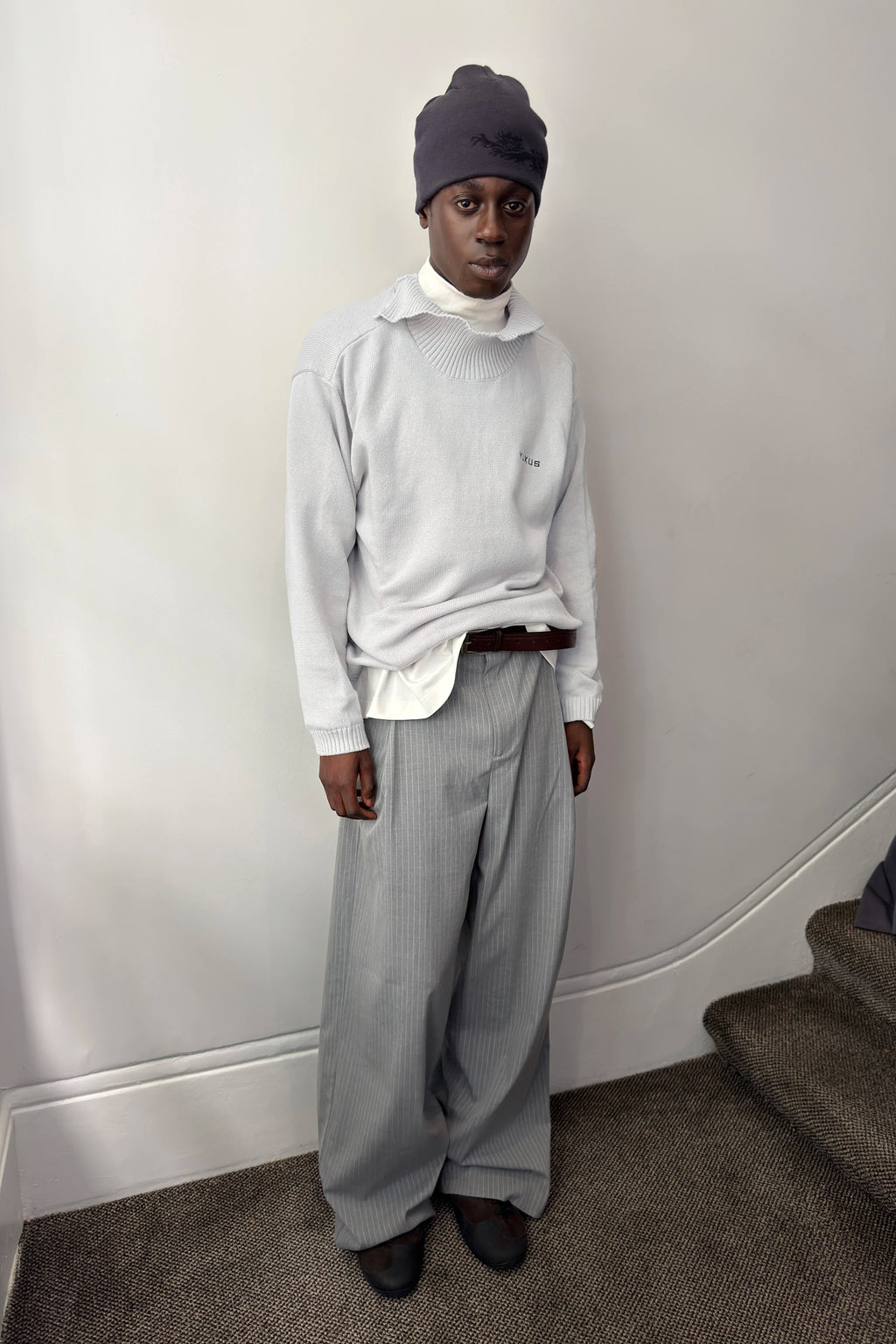 CAST KNIT LIGHT GREY