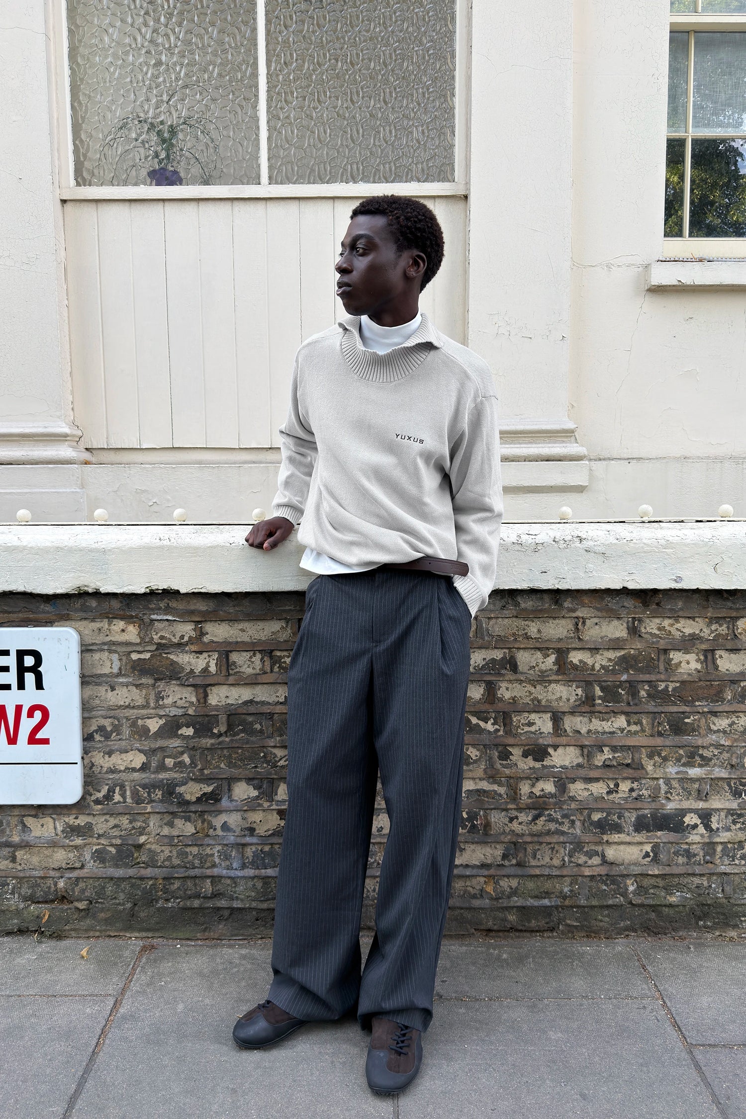 CAST KNIT LIGHT GREY