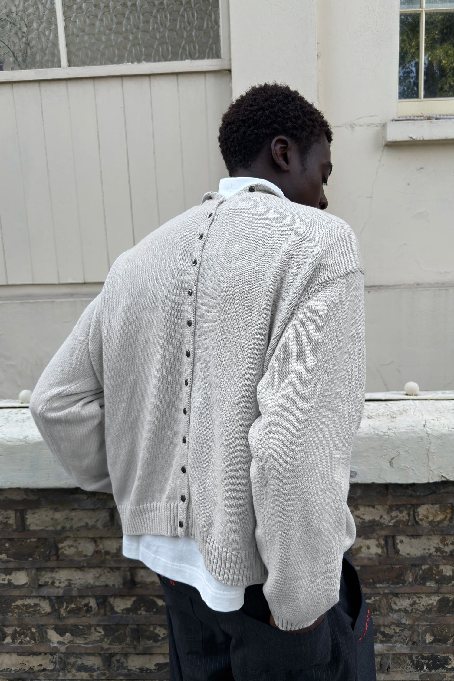 CAST KNIT LIGHT GREY