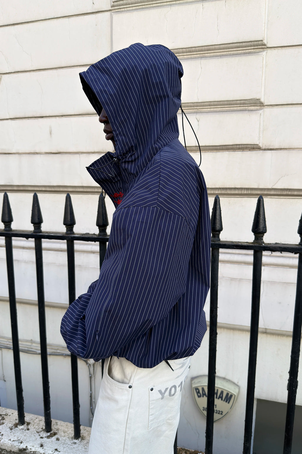 CHECK WINDSTOPPER BLUE