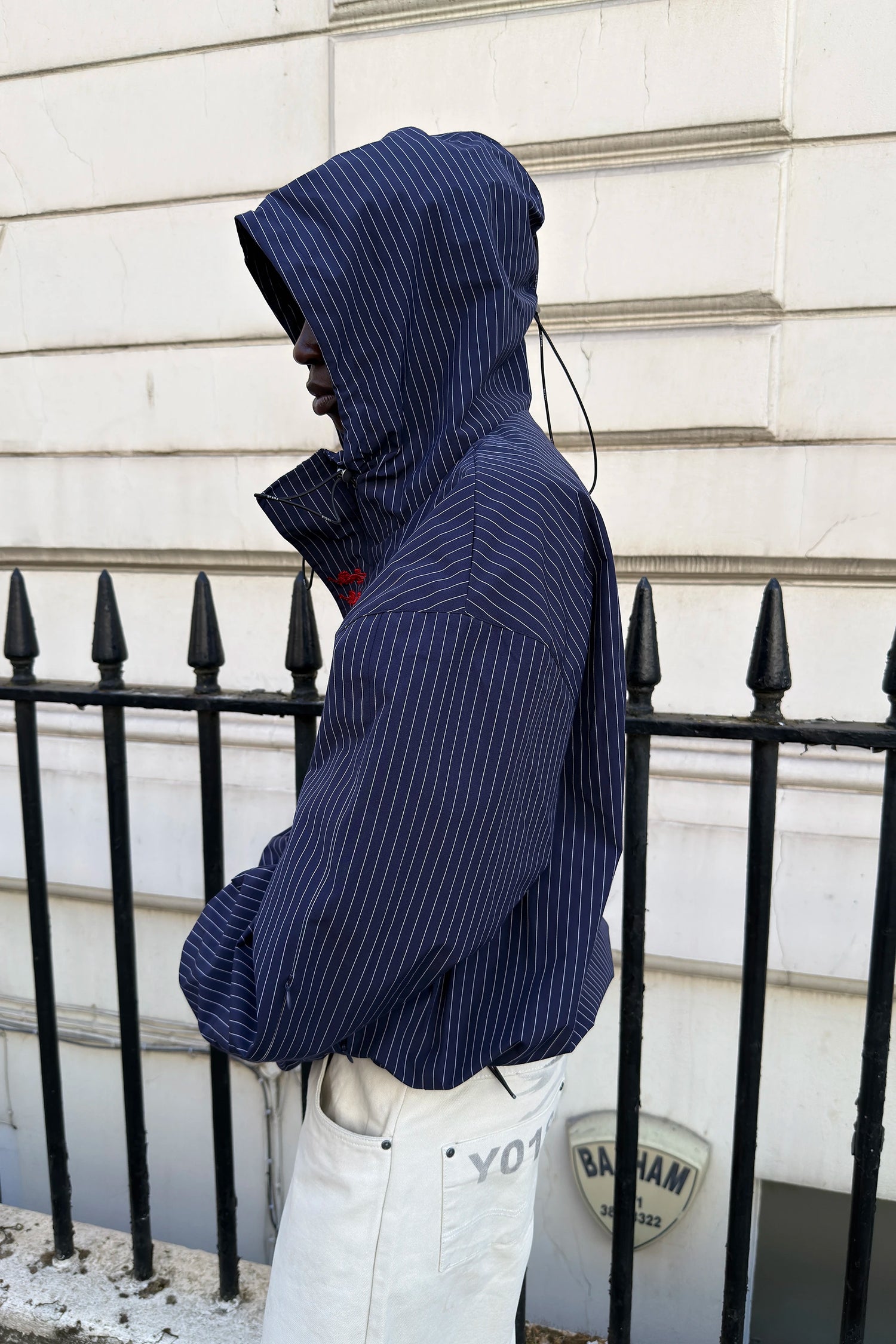 CHECK WINDSTOPPER BLUE