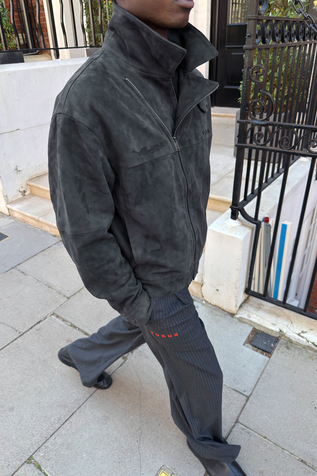 SOHO SUEDE JACKET GREY