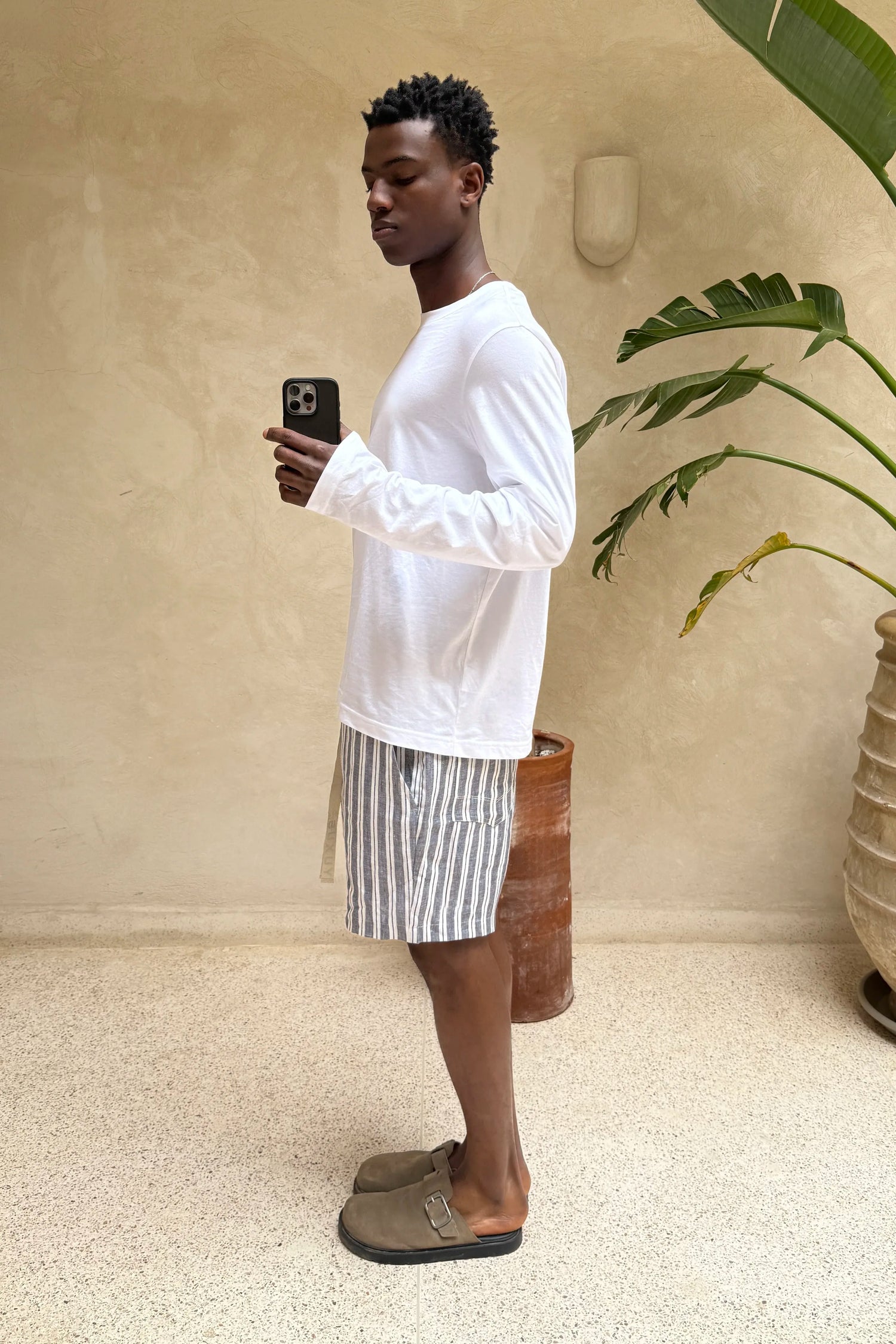 LATTICE "LINEN" SHORTS