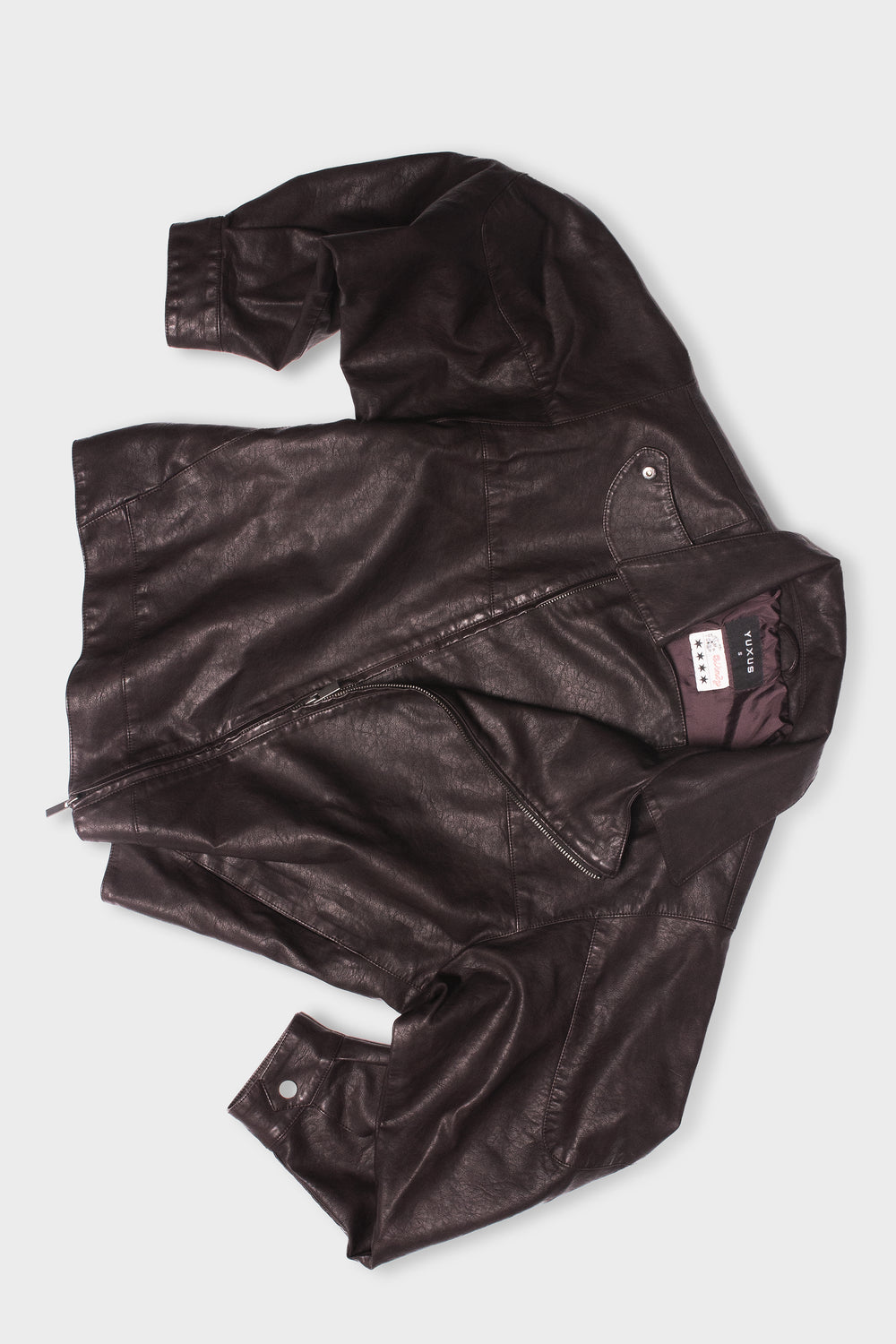 CHOCO "WINDY" PU LEATHER JACKET