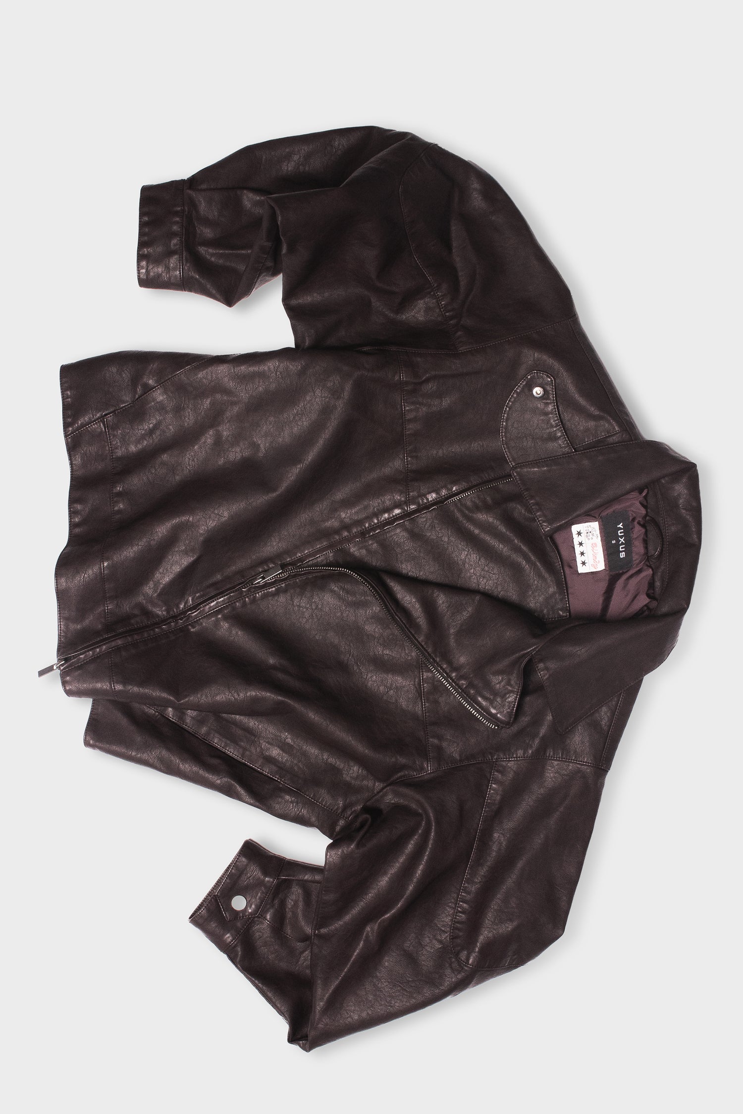 CHOCO "WINDY" PU LEATHER JACKET