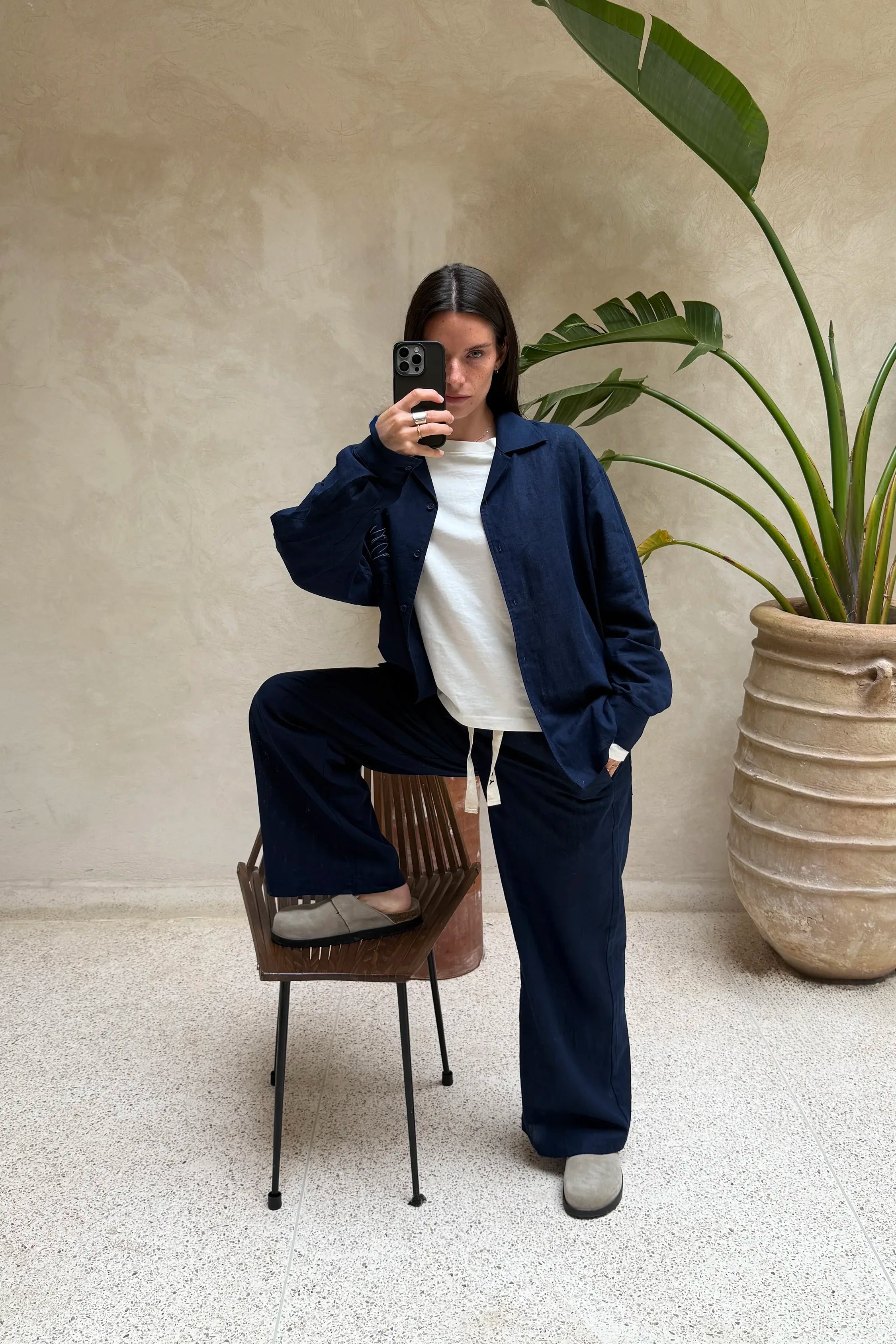 NOCTURNE "LINEN" PANTS