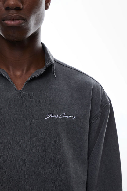 JETGRAY "THREADS" DENIM POLO