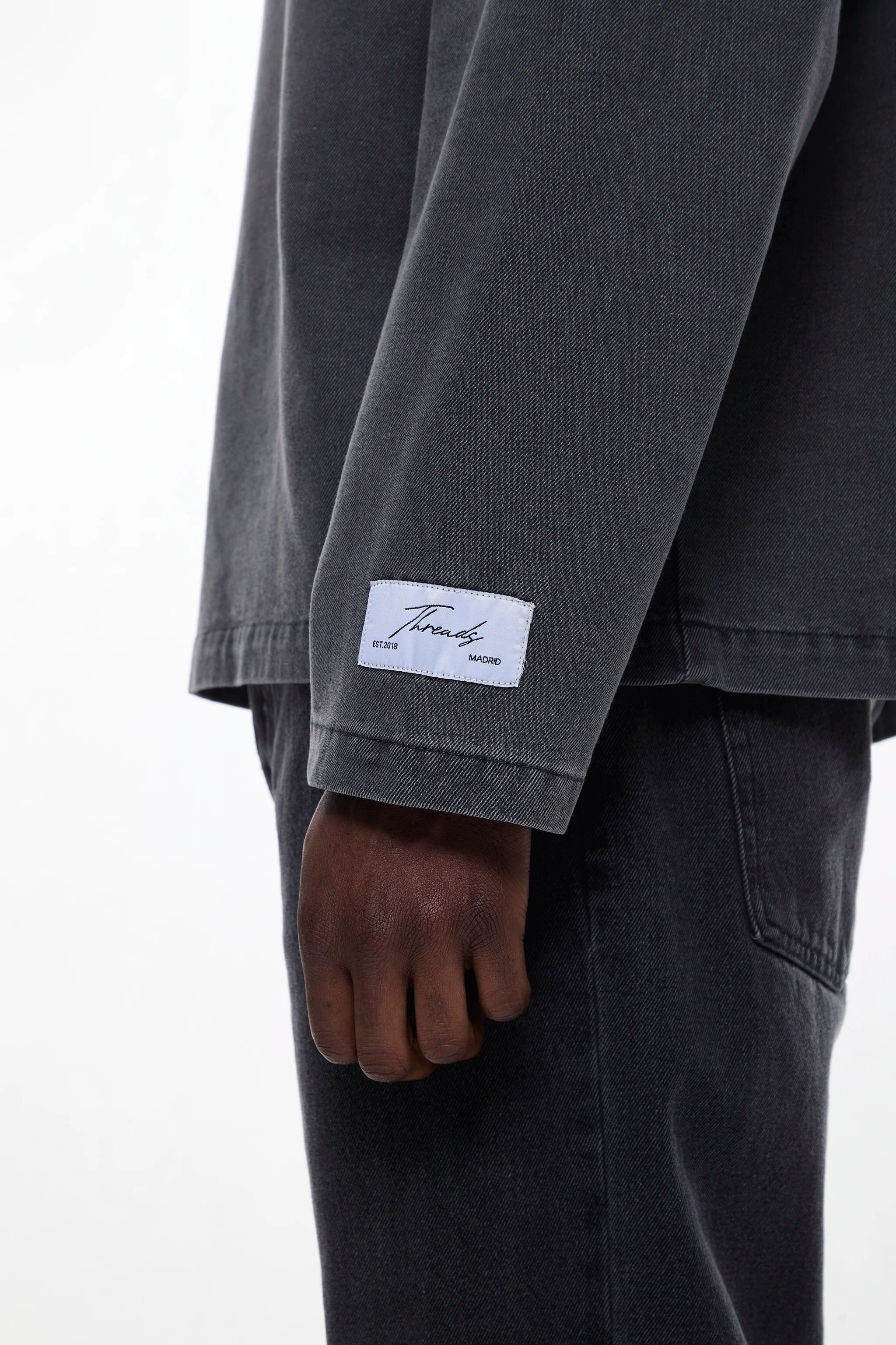JETGRAY "THREADS" DENIM POLO
