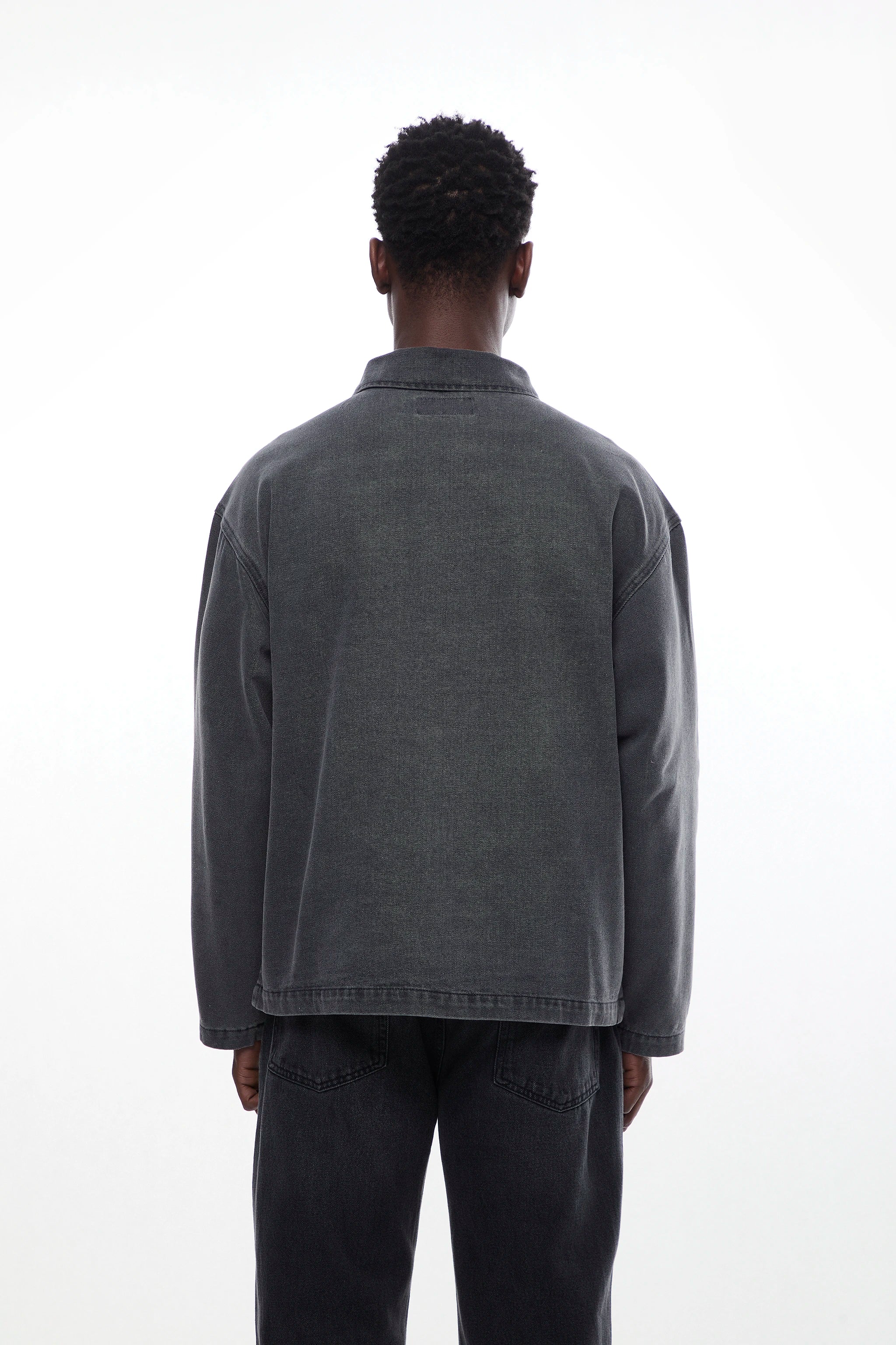 JETGRAY "THREADS" DENIM POLO