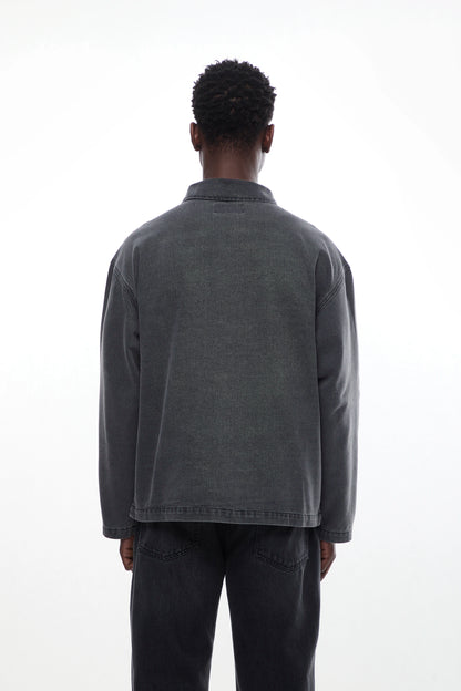 JETGRAY "THREADS" DENIM POLO