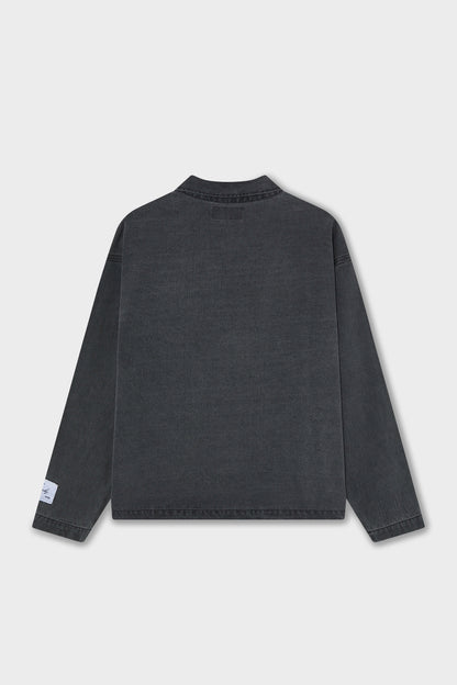 JETGRAY "THREADS" DENIM POLO