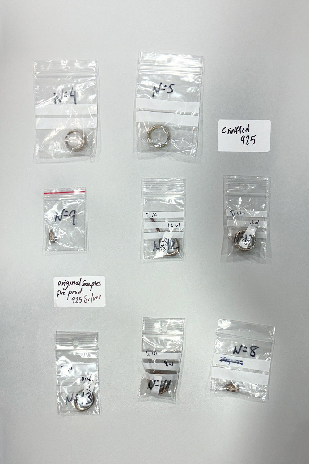 WRINKLE "CRINKLED 925" EAR CUFF