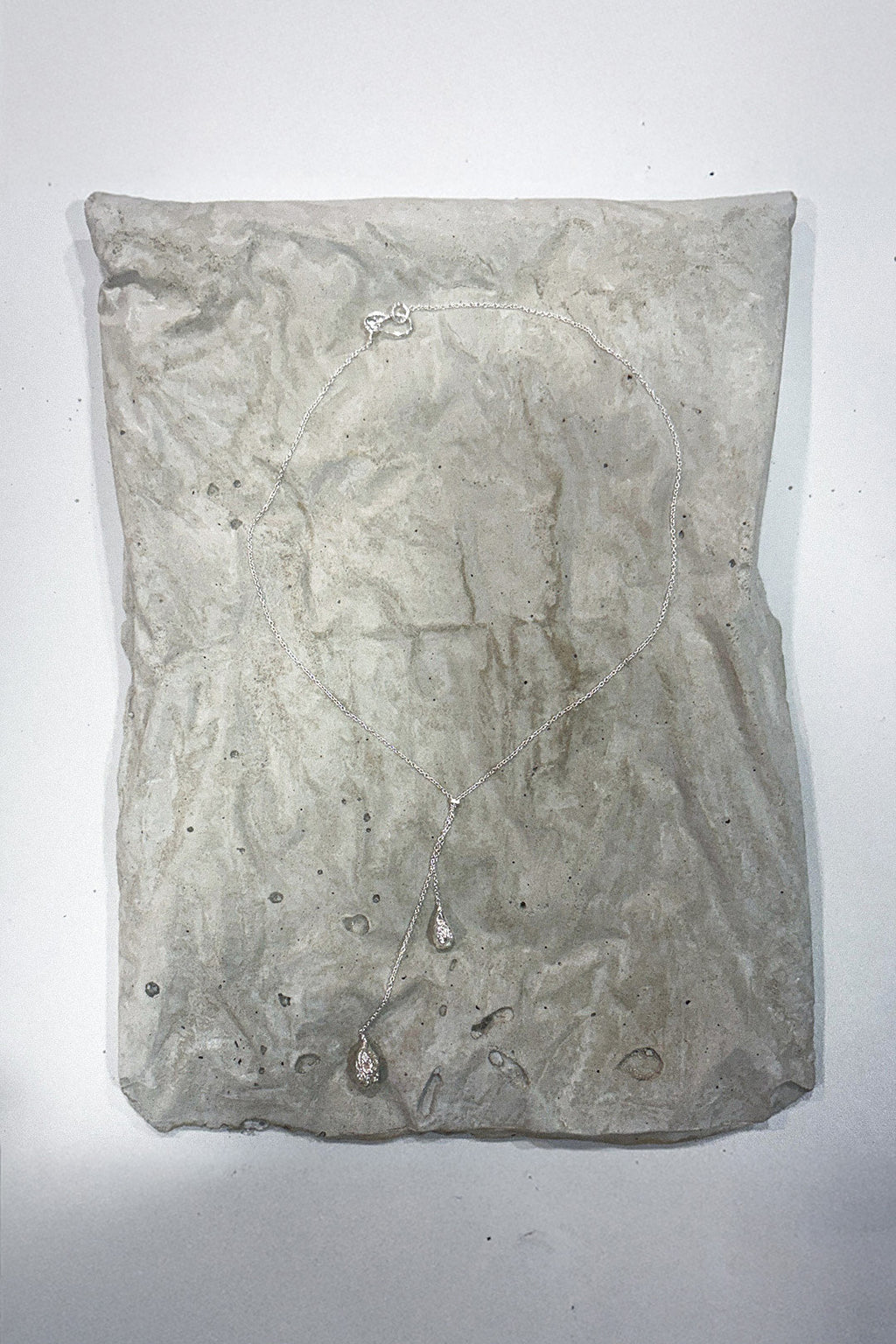 TEARS "CRINKLED 925" NECKLACE