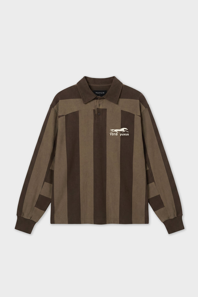 LOAM "LOWERCASE" POLO BROWN