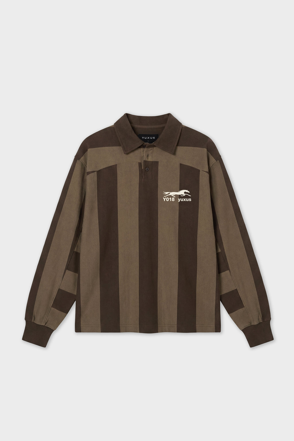 LOAM "LOWERCASE" POLO BROWN