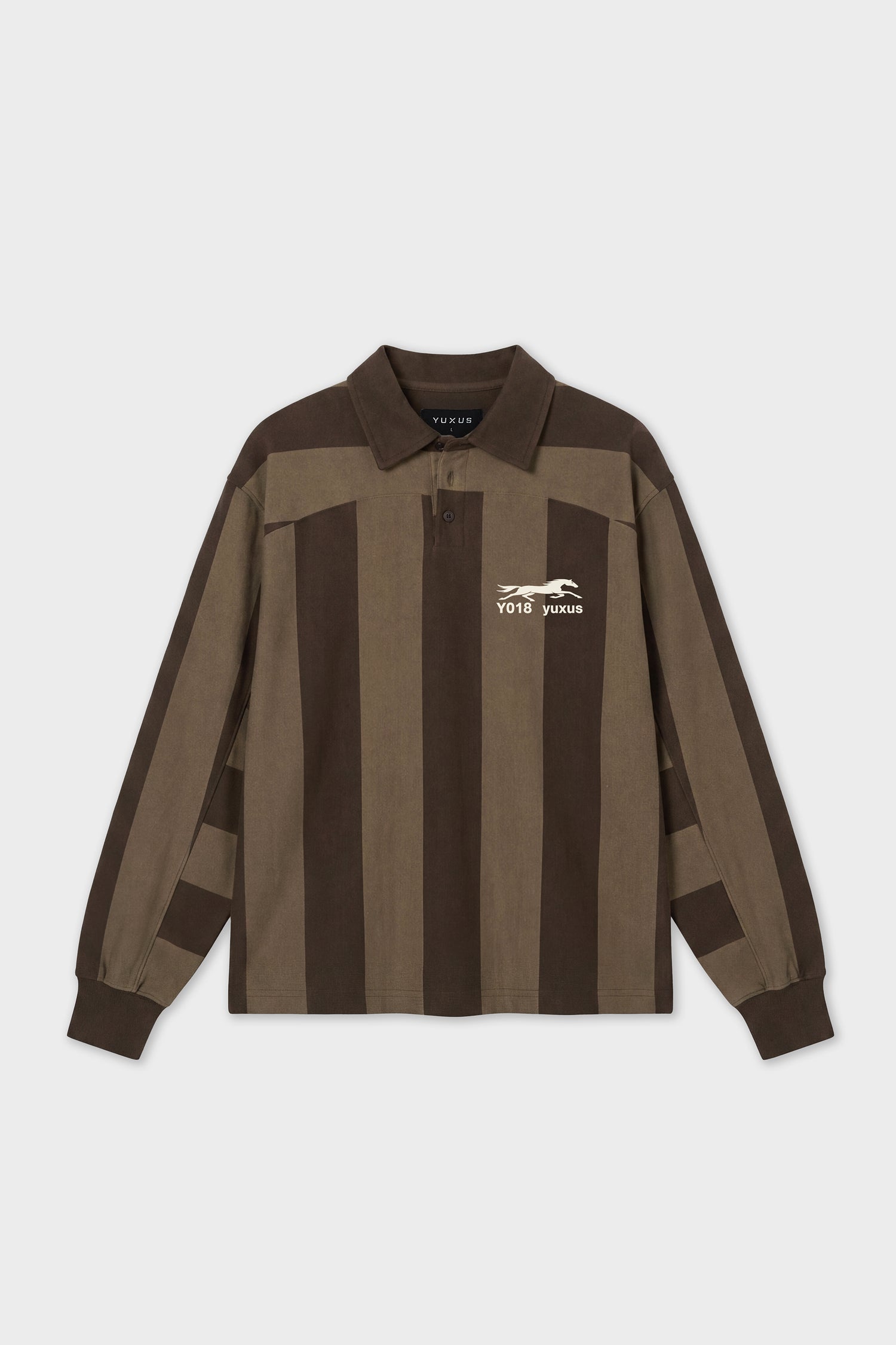 LOAM "LOWERCASE" POLO BROWN