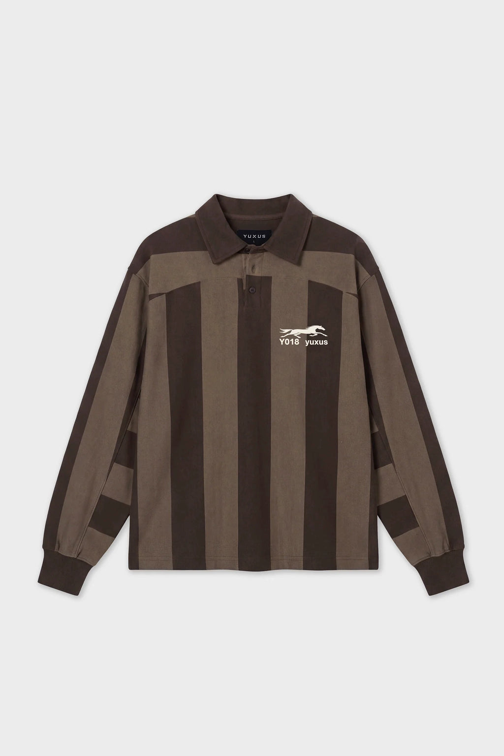 LOAM "LOWERCASE" POLO BROWN