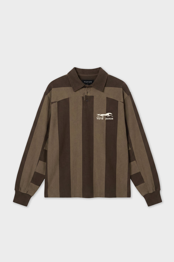 LOAM "LOWERCASE" POLO BROWN
