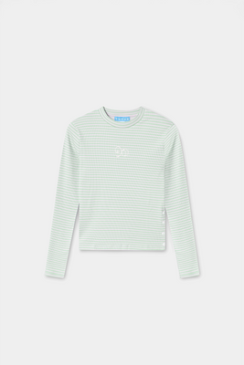 MAISON LONGSLEEVE STRIPES LIGHT GREEN