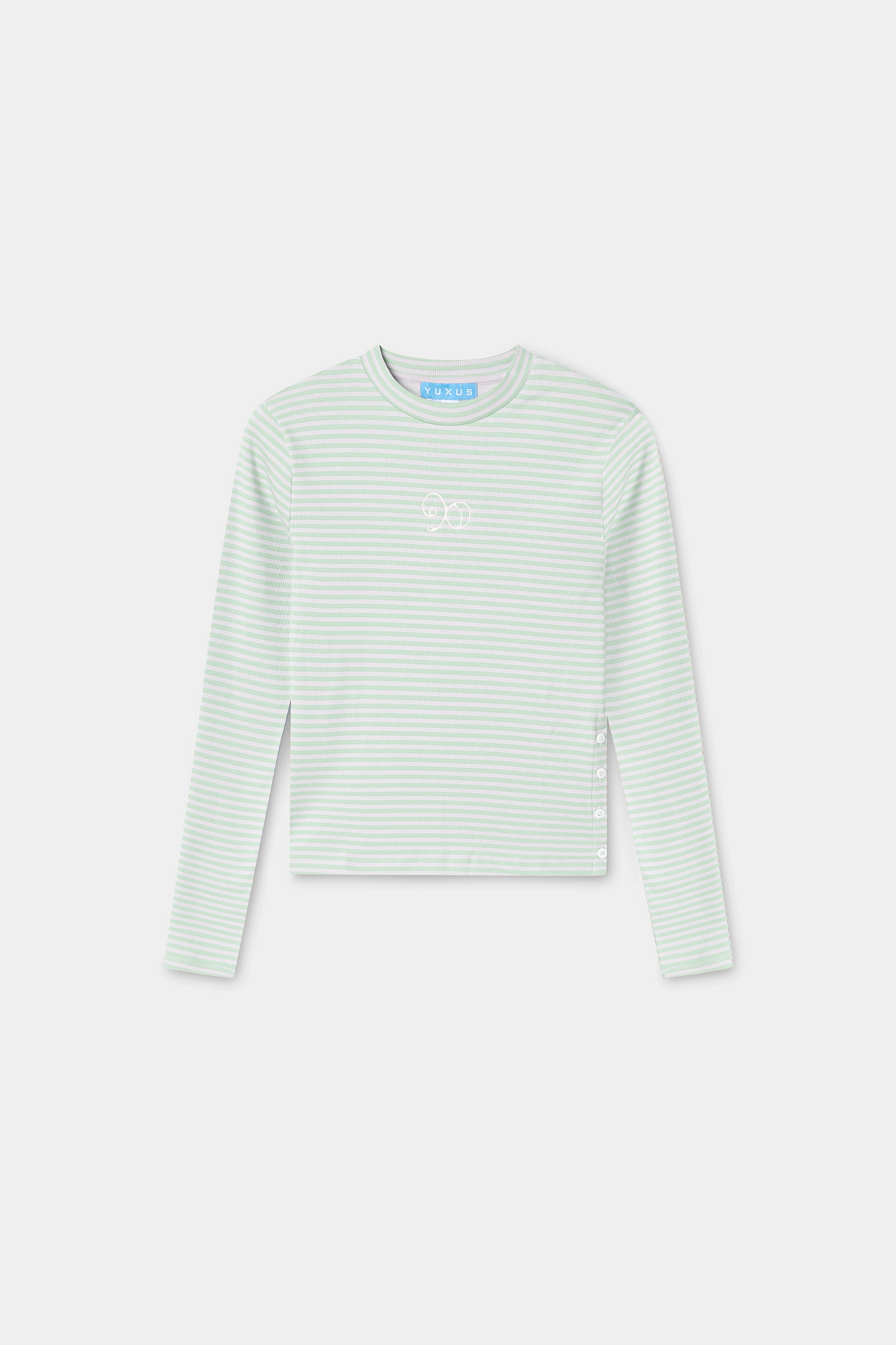 MAISON LONGSLEEVE STRIPES LIGHT GREEN