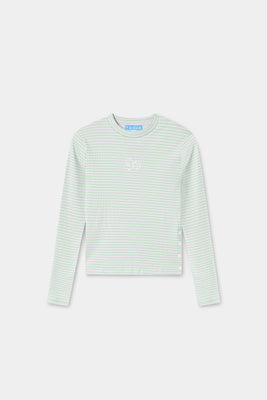 MAISON LONGSLEEVE STRIPES LIGHT GREEN