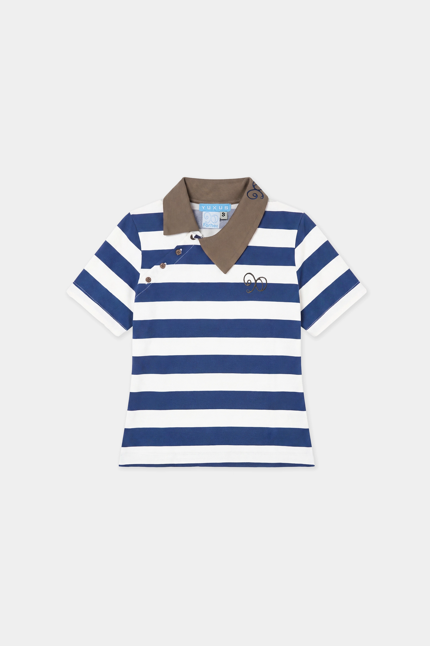 MAIZE POLO STRIPES BLUE