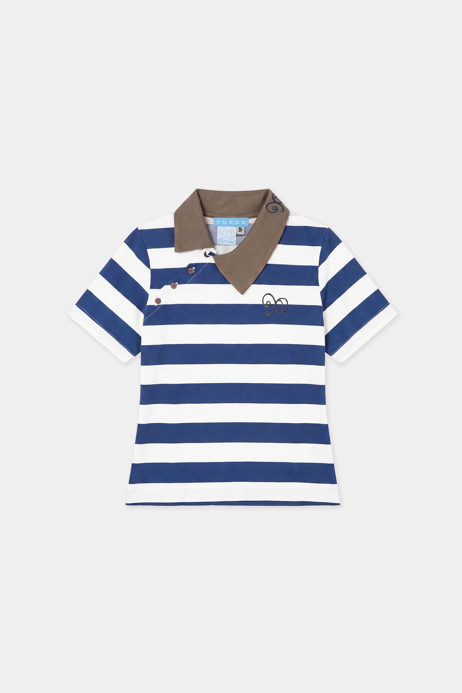 MAIZE POLO STRIPES BLUE