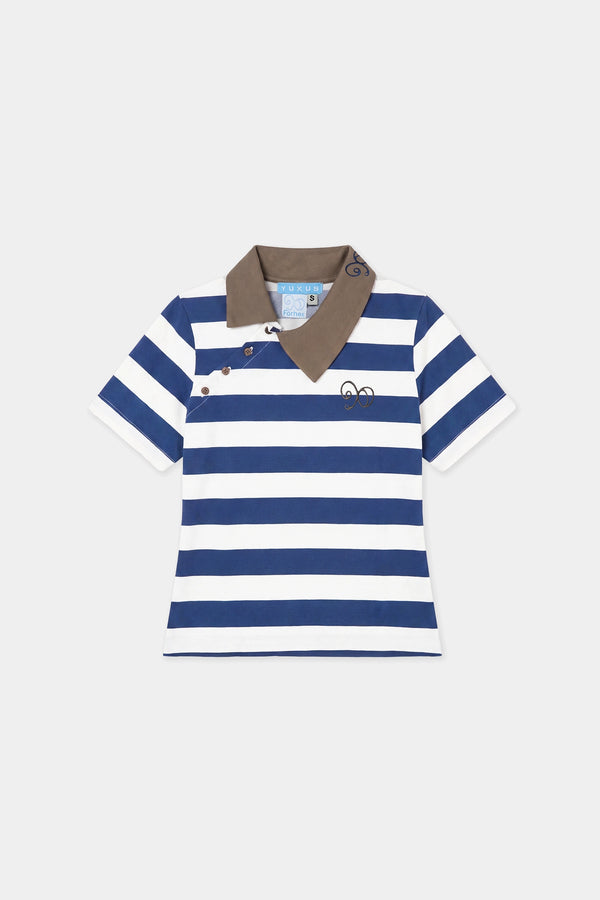 MAIZE POLO STRIPES BLUE