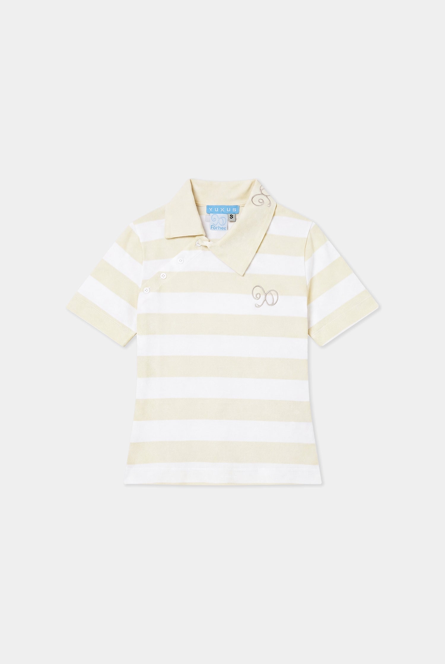MAIZE POLO STRIPES LIGHT YELLOW