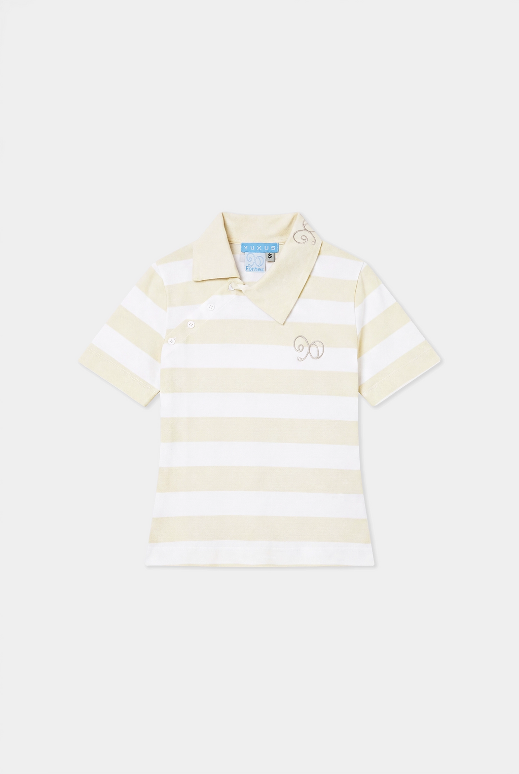 MAIZE POLO STRIPES LIGHT YELLOW