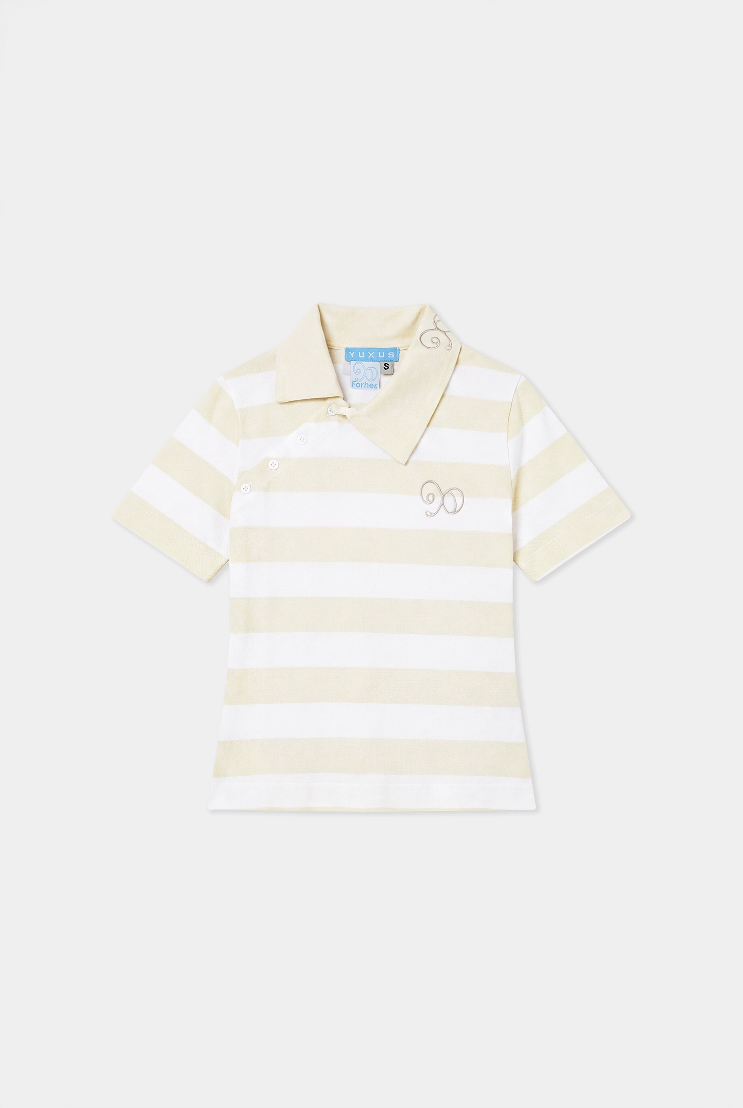 MAIZE POLO STRIPES LIGHT YELLOW